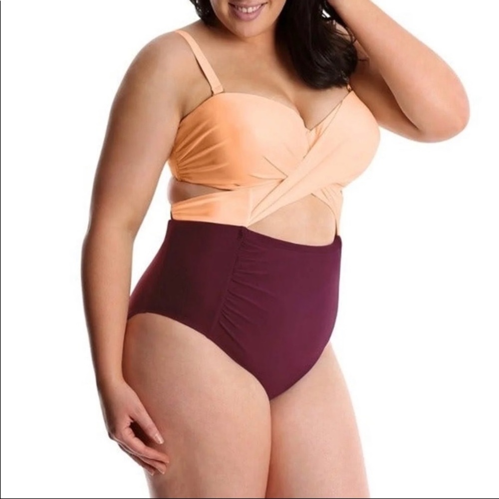 LYSA high waisted one piece swimsuit